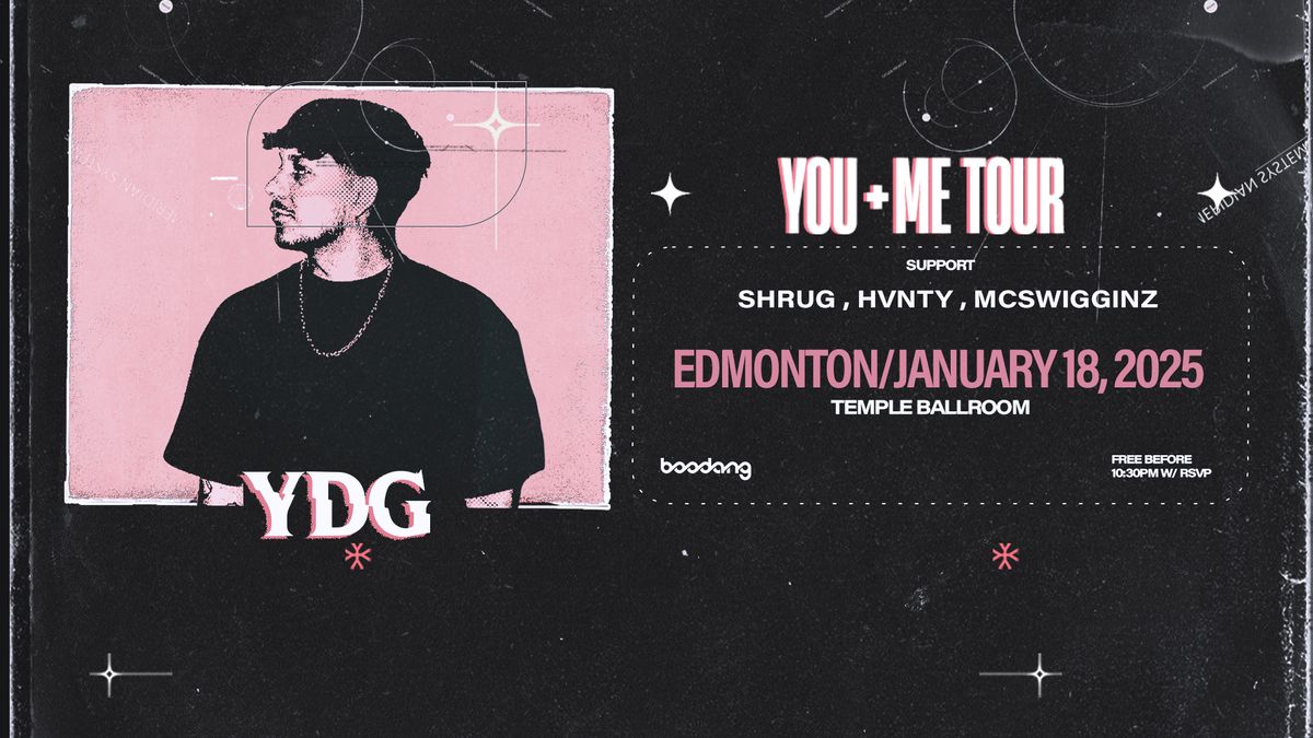 YDG - Free before 10:30pm w\/ RSVP - Temple Ballroom