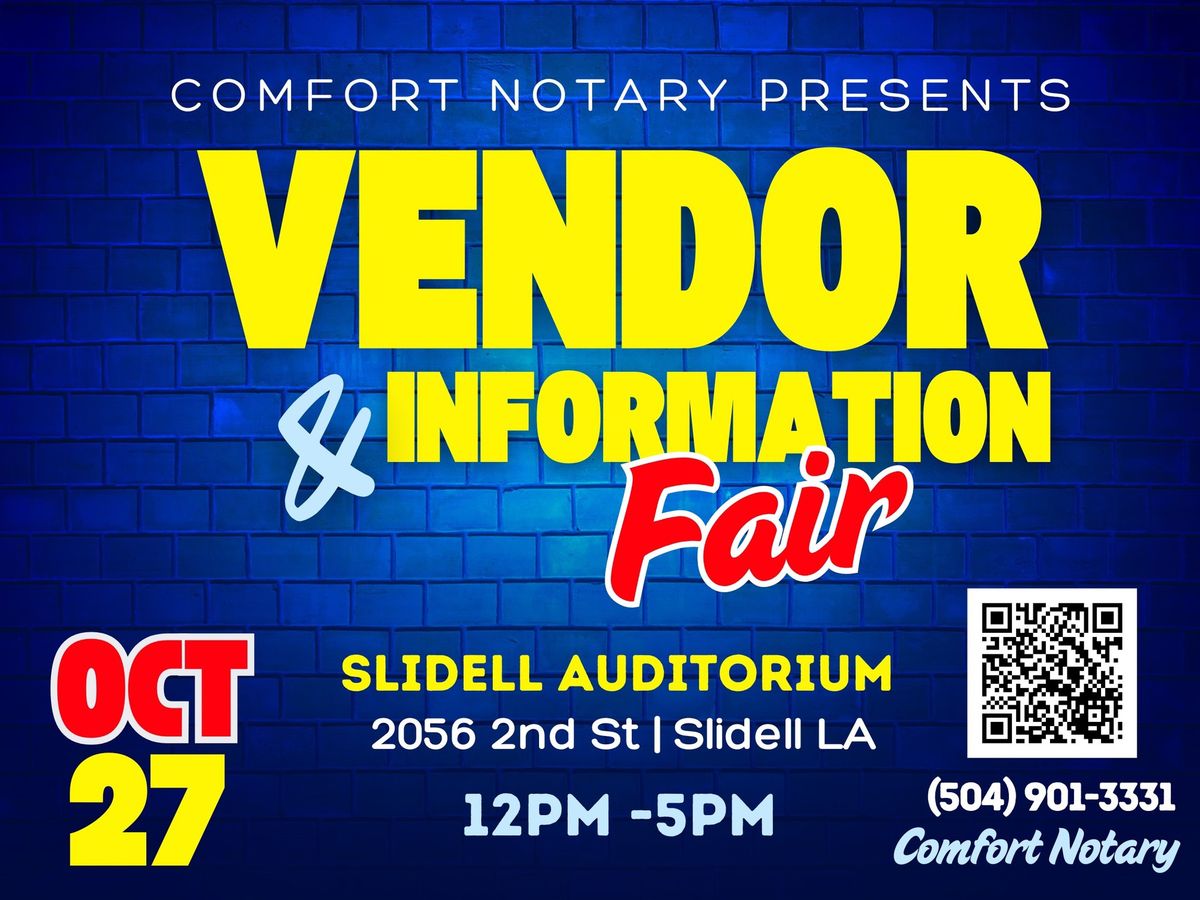 Vendor and Information Fair