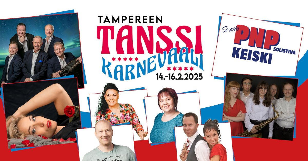 Tampereen Tanssikarnevaali 14.-16.2.25 Tanssikeskus Tessu