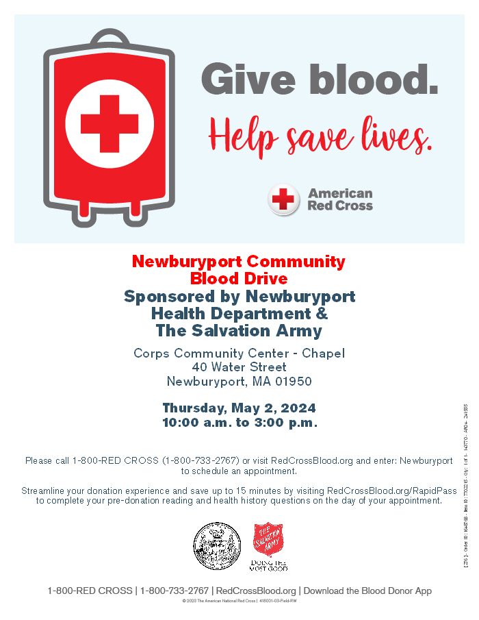 Newburyport Community Blood Drive