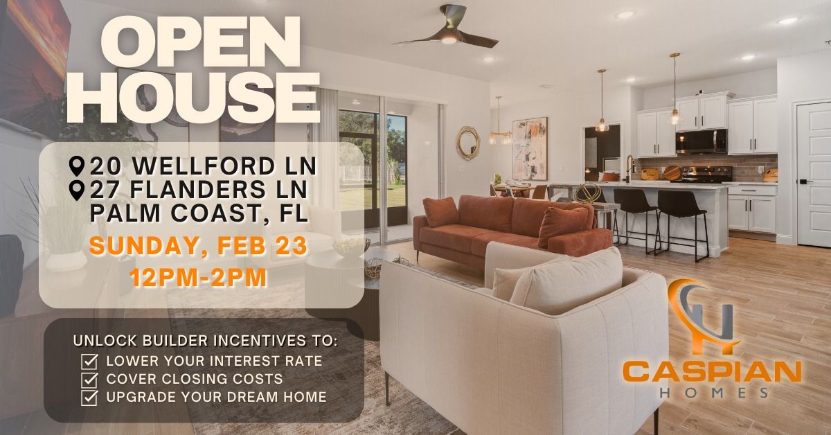 Open House in Palm Coast! 