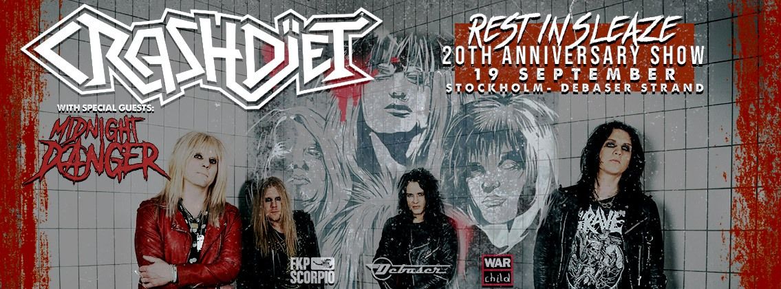 CRASHD\u00cfET + Special Guests: Midnight Danger | Stockholm