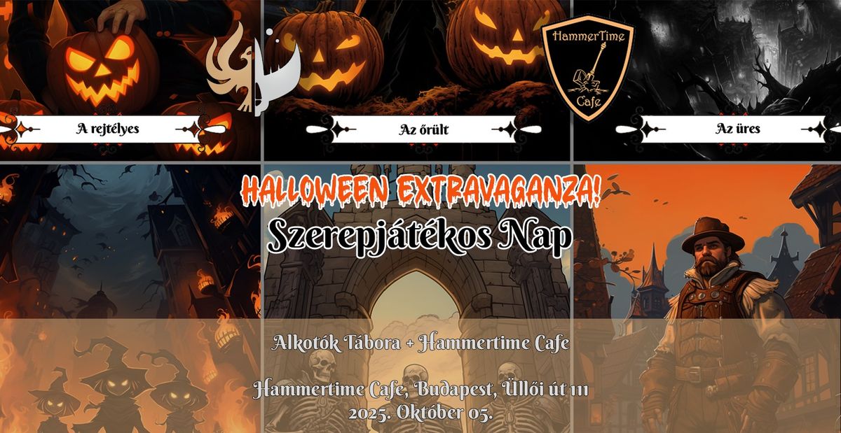 S02E05 - Halloween Extravaganza! - Alkot\u00f3k T\u00e1bora, Hammertime Cafe