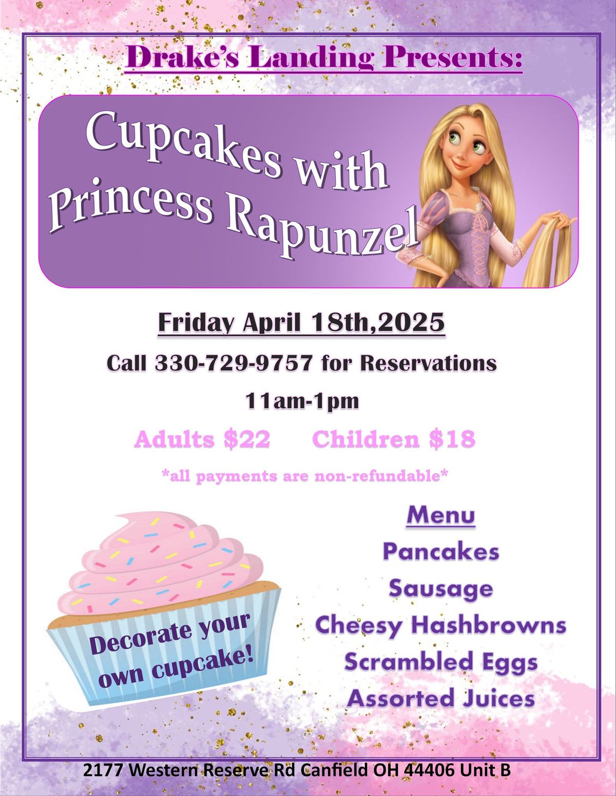 Cupcakes with Rapunzel