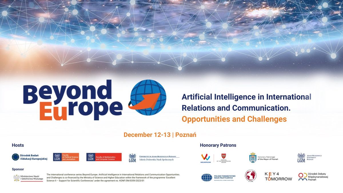 Beyond Europe: Artificial Intelligence in International Relations and Communication. Opportunities a