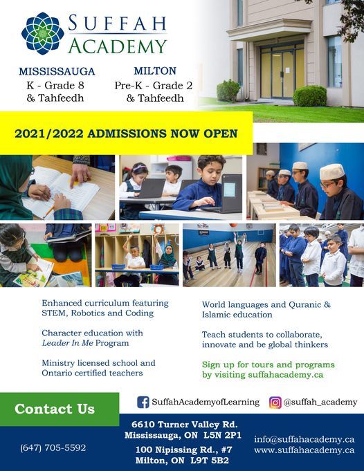 Suffah Academy Open House (Milton Campus)