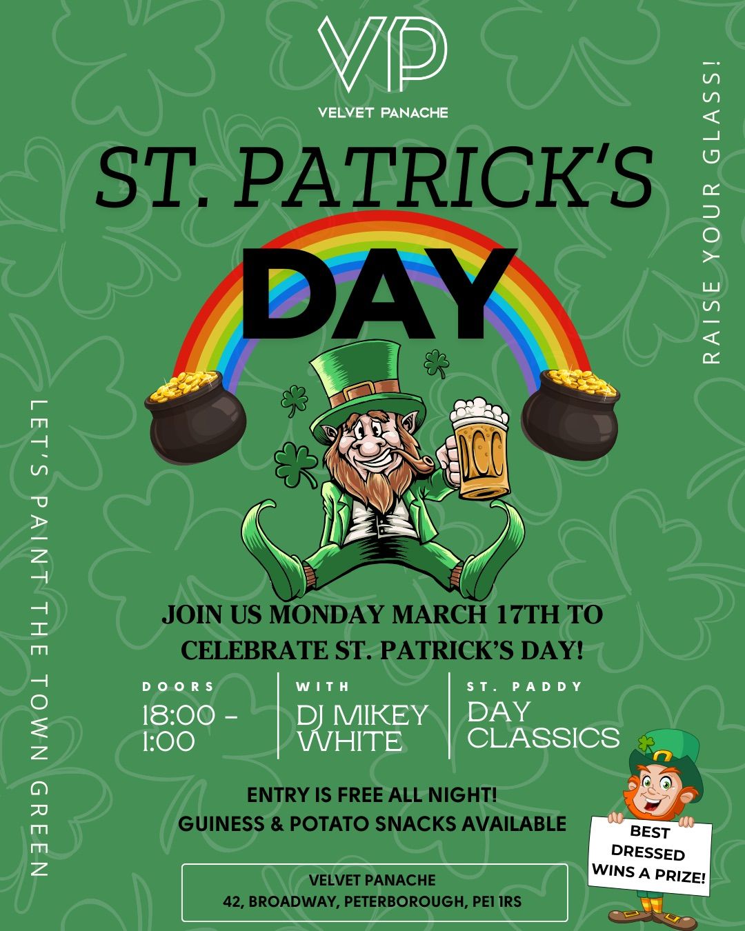 St Patrick\u2019s Day At Velvet Panache