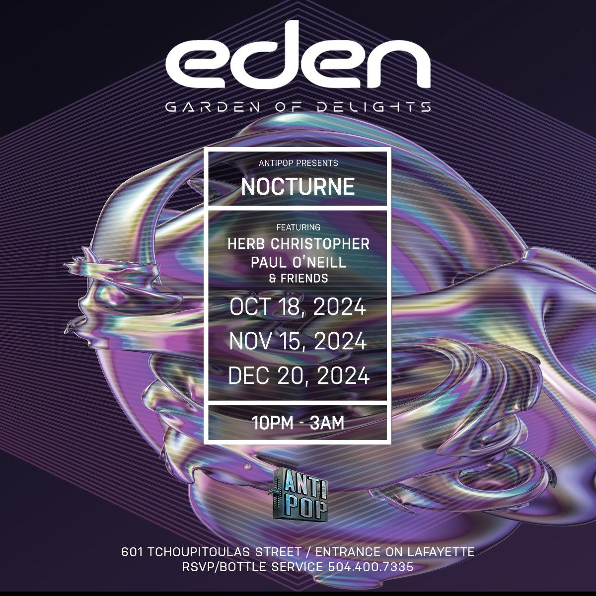 Eden & Antipop present Nocturne