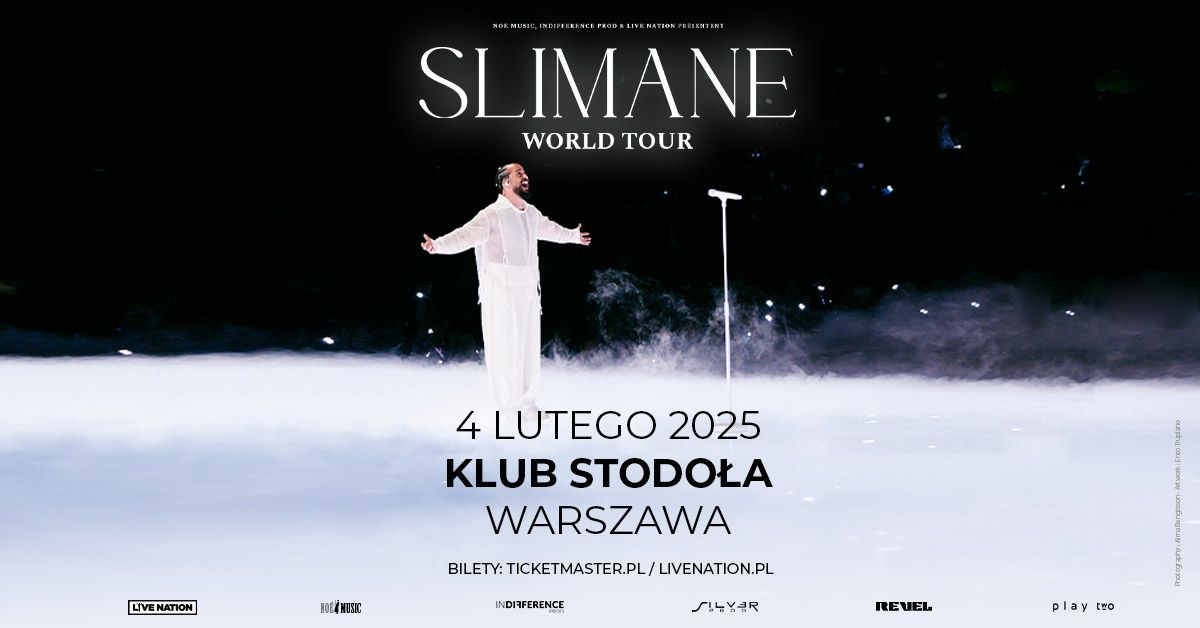 Slimane - WORLD TOUR - Official Event, 04.02.2025, Klub Stodo\u0142a, Warszawa