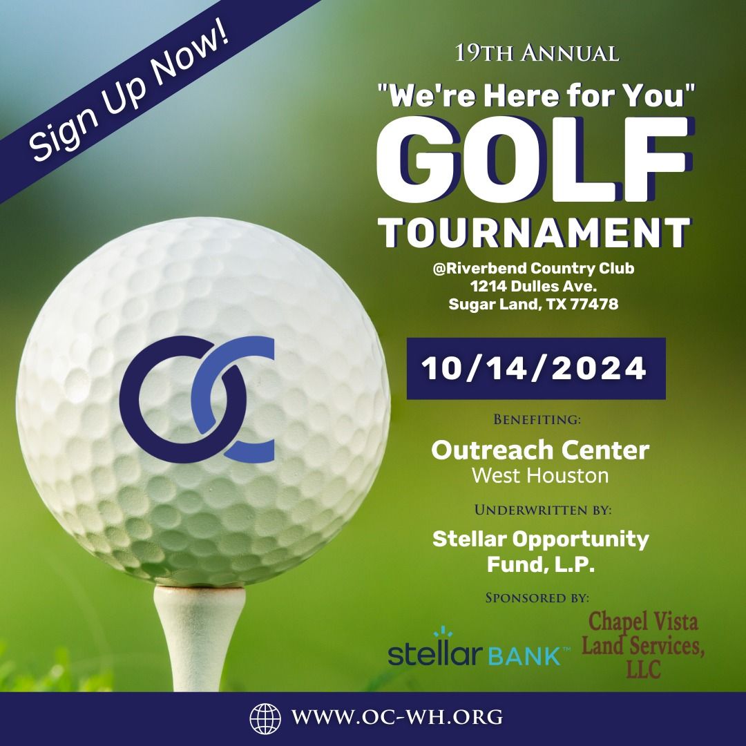 19th Annual "We're Here for You" Golf Tournament