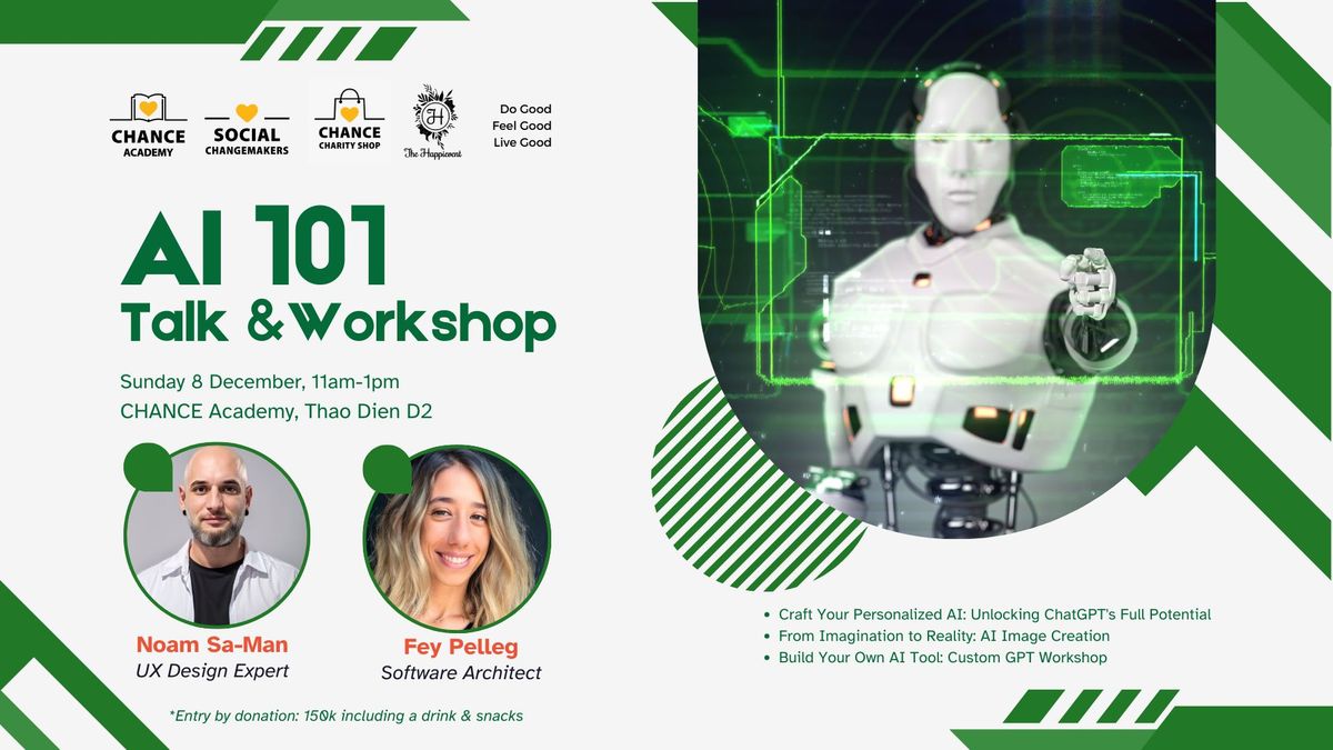 CHANCE Talk & Workshop: AI 101 ?