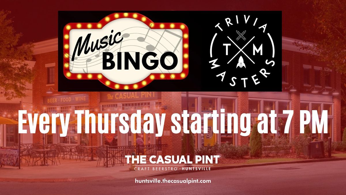 Music Bingo @ The Pint!