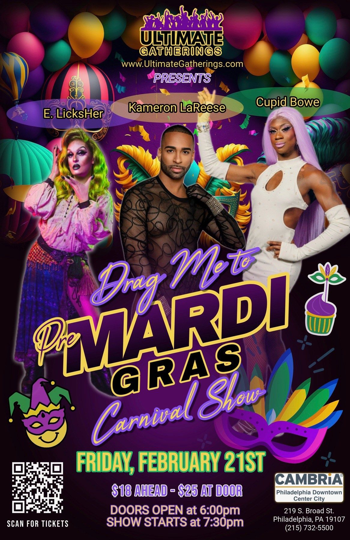 Drag Me to Pre Mardi Gras Carnival Show 