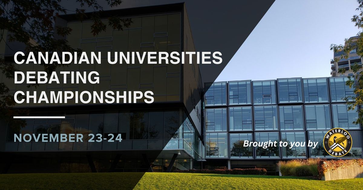 Canadian Universities Debating Championship 2024