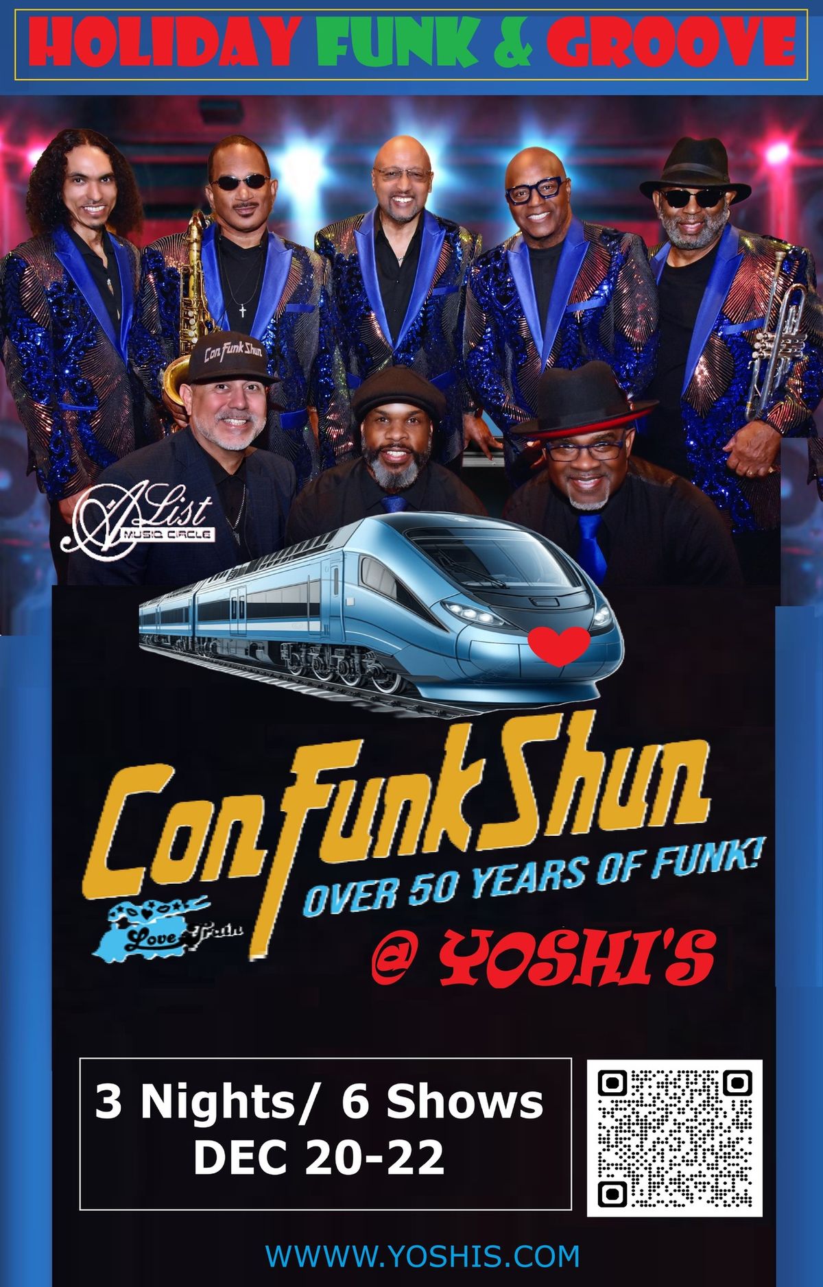 Con Funk Shun Holiday Funk & Groove @ Yoshi's Oakland