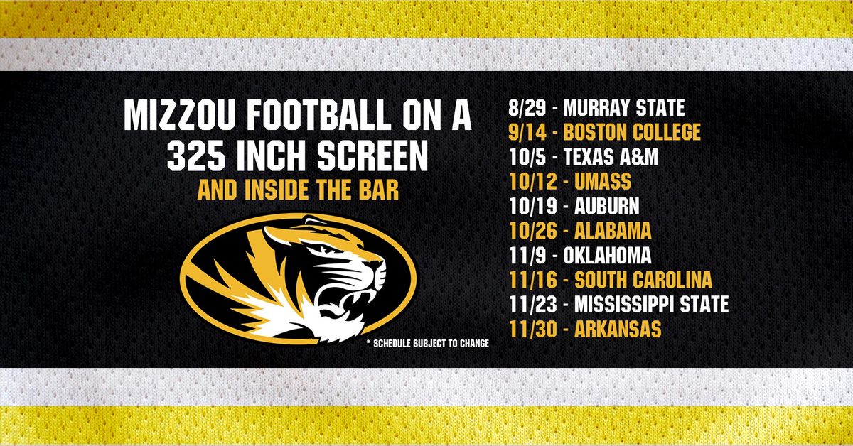 Mizzou at Mississippi State (with audio) on the Big Screen