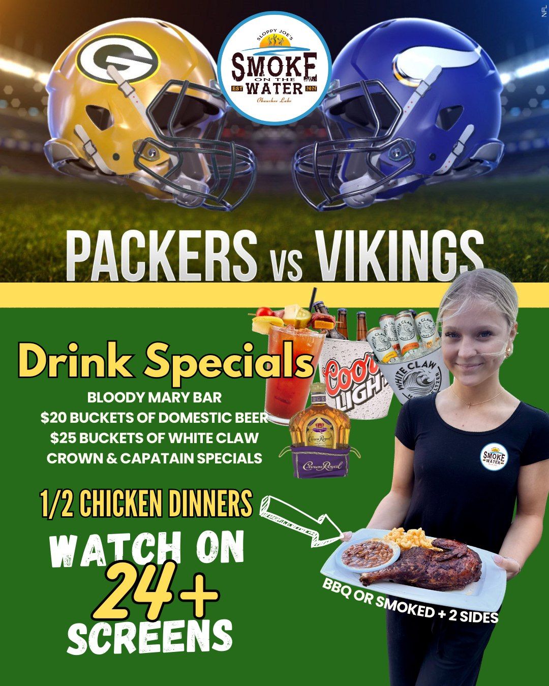 Packers Party on Okauchee Lake at Smoke on the Water 