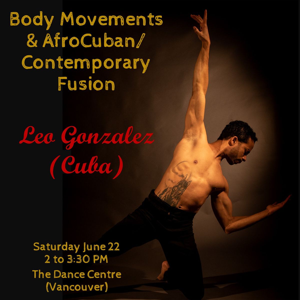 Body Movements & AfroCuban\/Contemporary Fusion Workshop