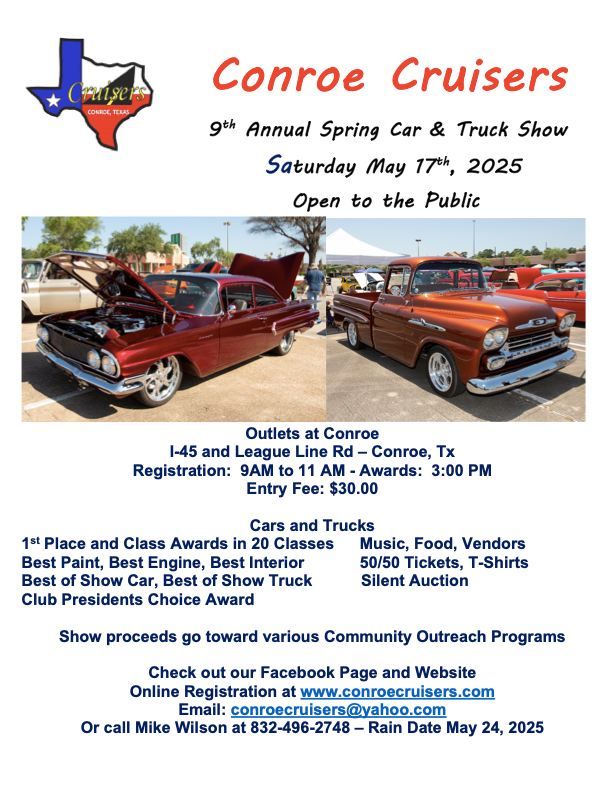 Conroe Cruisers Car & Truck Show