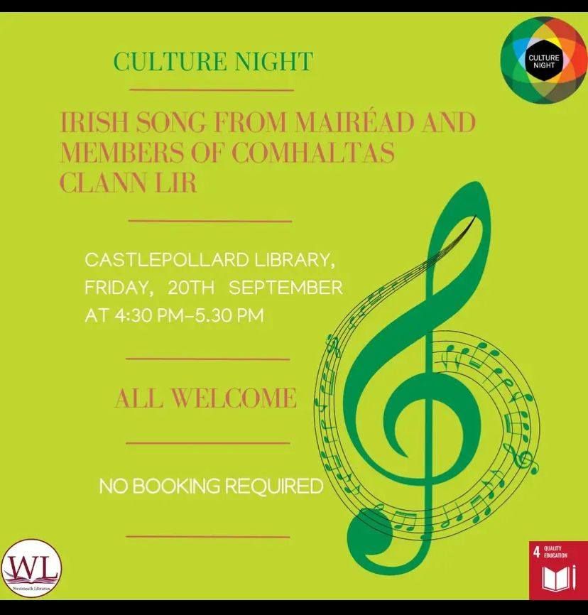 Culture Night - Irish Song