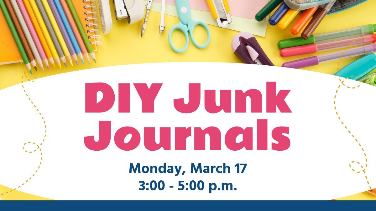 DIY Junk Journals with the Centre for Arts & Artists