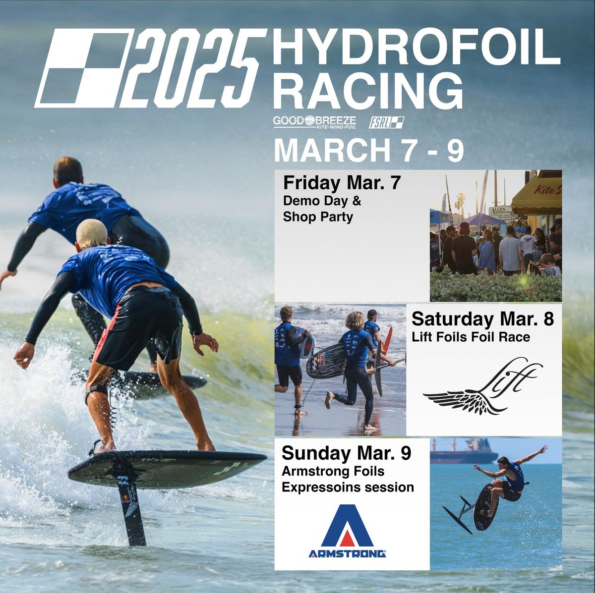 Foil Surf Racing League (FSRL) Cocoa Beach hosted by Good Breeze 