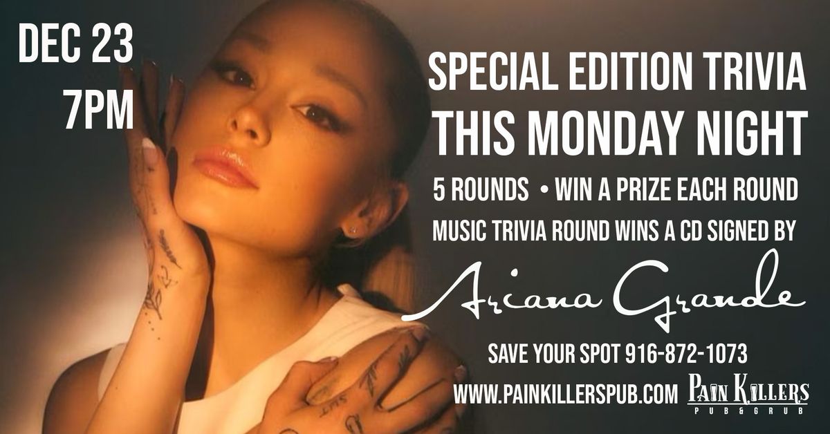 TRIVIA MONDAY: WIN A SIGNED ARIANA GRANDE CD