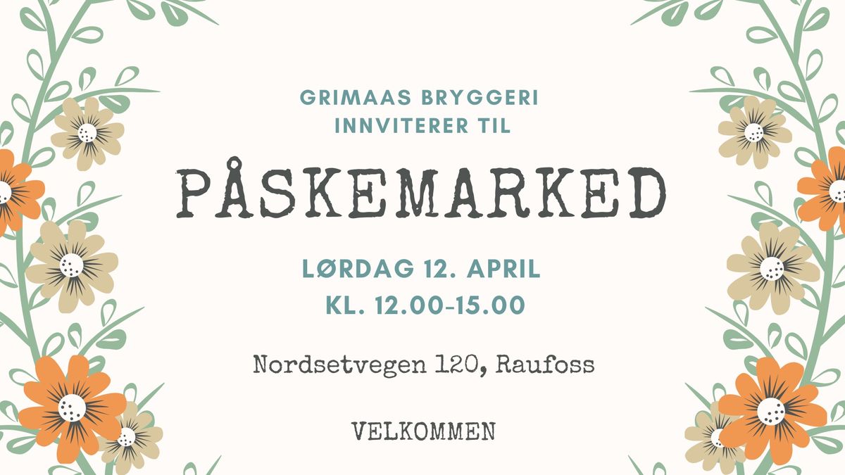 P\u00c5SKEMARKED P\u00c5 GRIMAAS BRYGGERI