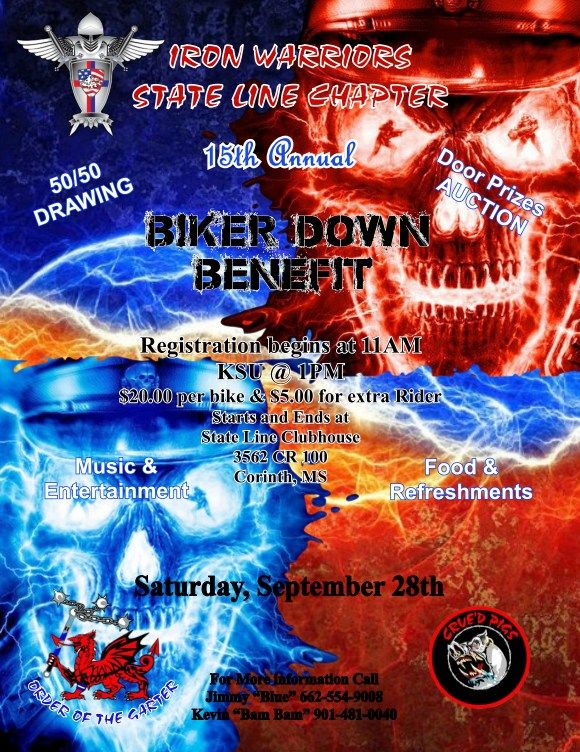 15th Annual Biker Down! 