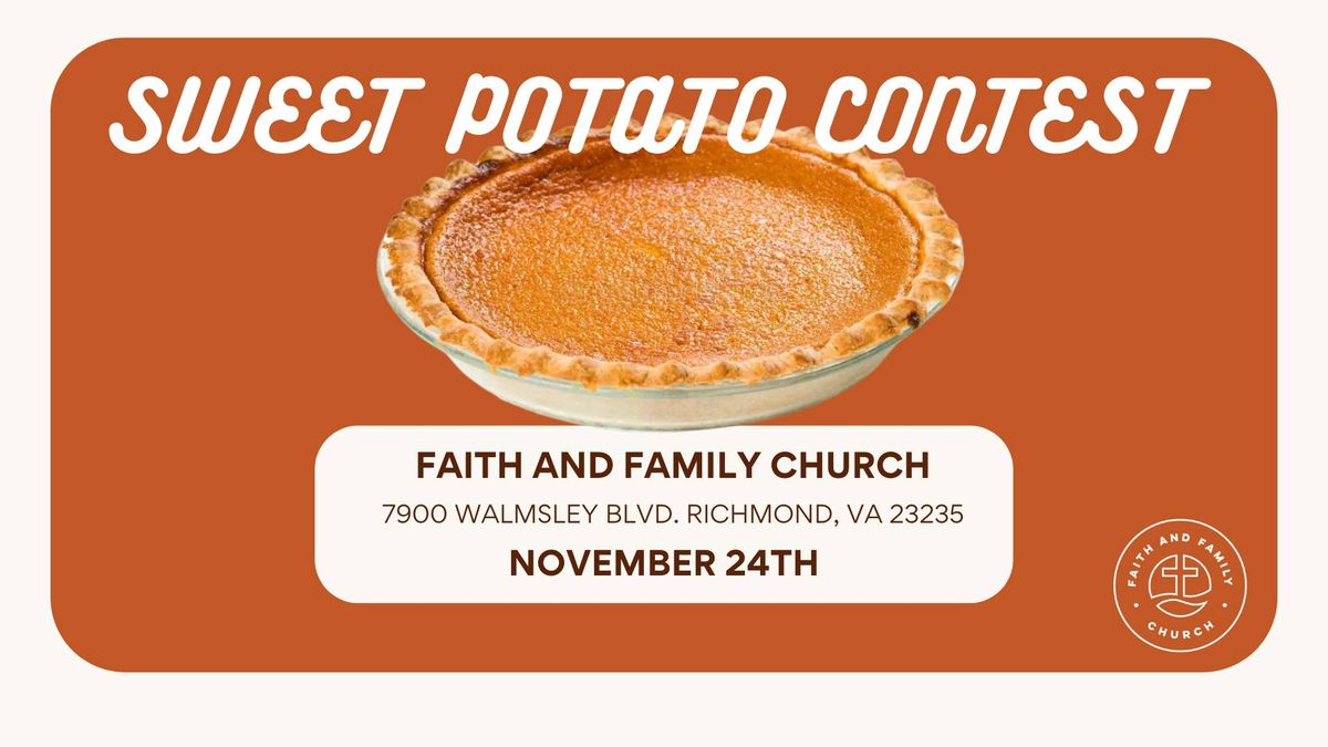 Anonymous Sweet Potato Pie Contest 