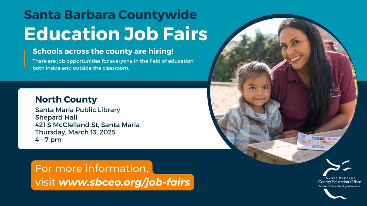 North County Santa Barbara Countywide Education Job Fair