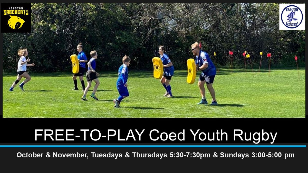 Free-to-Play Coed Youth Rugby Practice