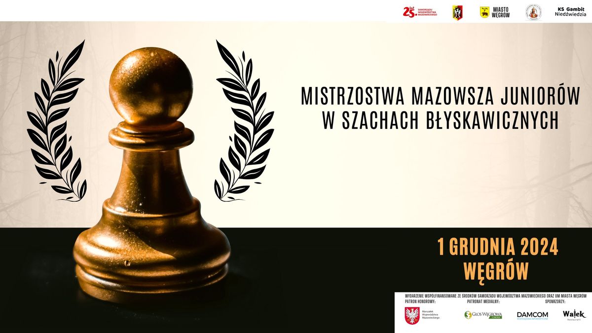 Mistrzostwa Mazowsza Junior\u00f3w w Szachach B\u0142yskawicznych