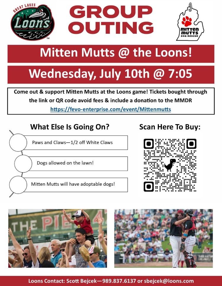 Mitten Mutts @ the Loons!