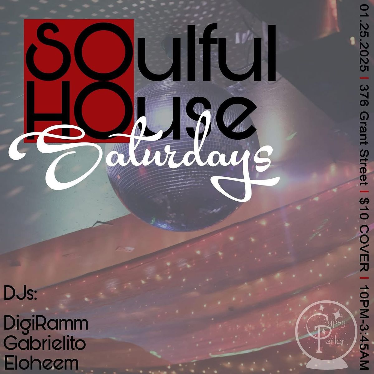 Soulful House Saturdays at Gypsy