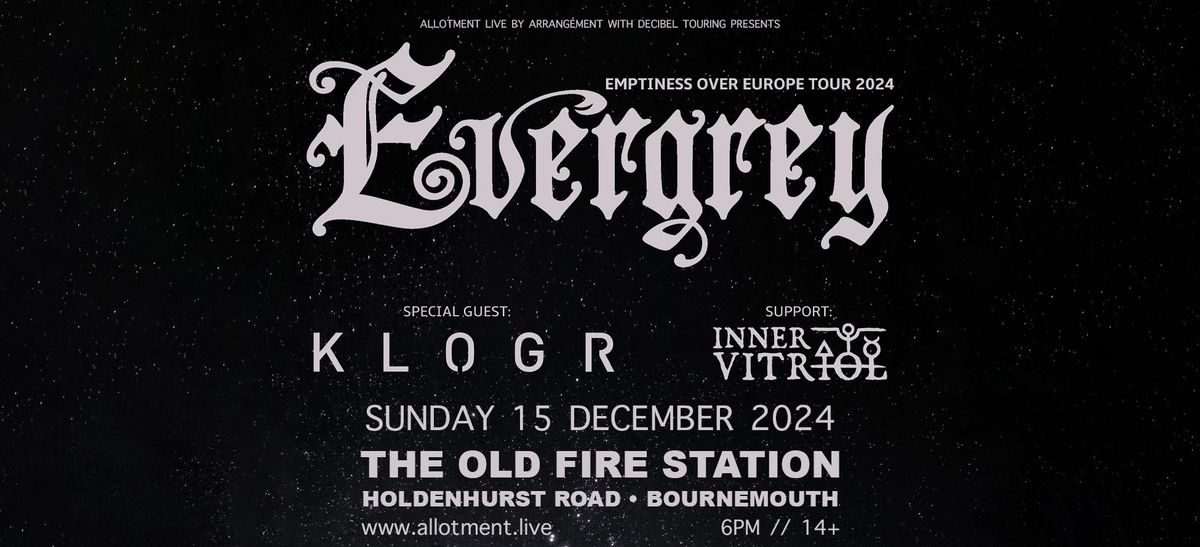 Evergrey \u2022 The Old Fire Station, Bournemouth \u2022 15.12.24