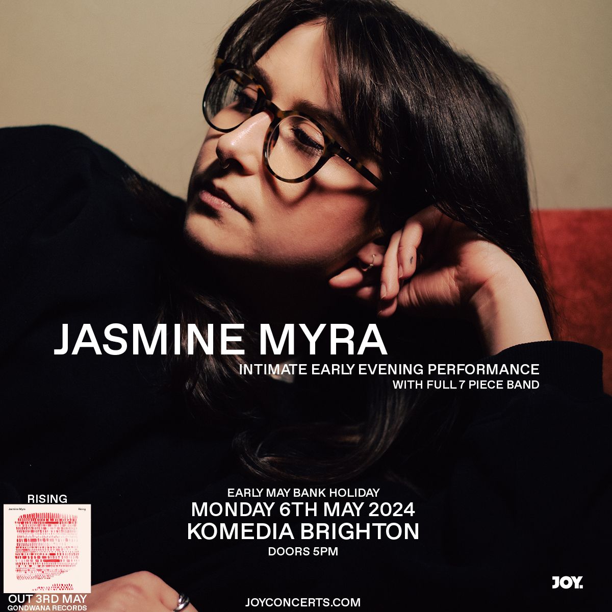JASMINE MYRA | Komedia, Brighton - JOY.