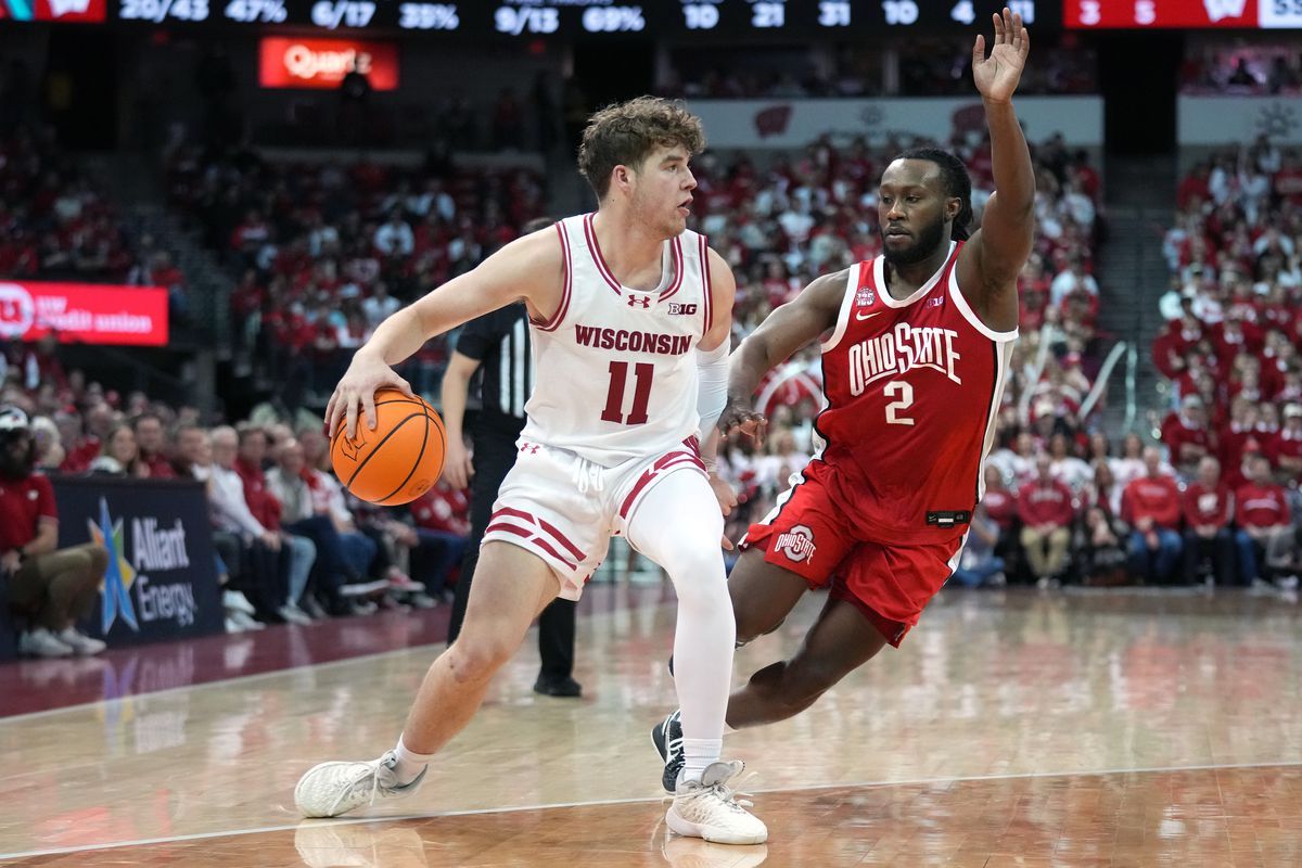 Ohio State Buckeyes at Wisconsin Badgers Mens Basketball