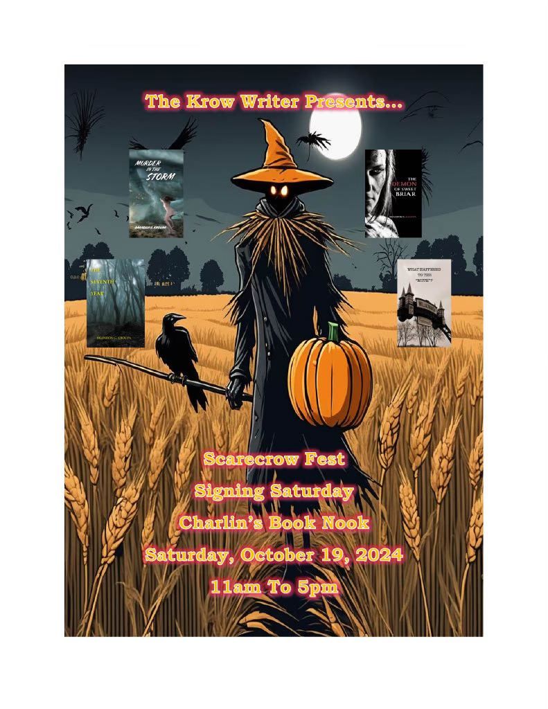 Scarecrow Fest Signing Saturday