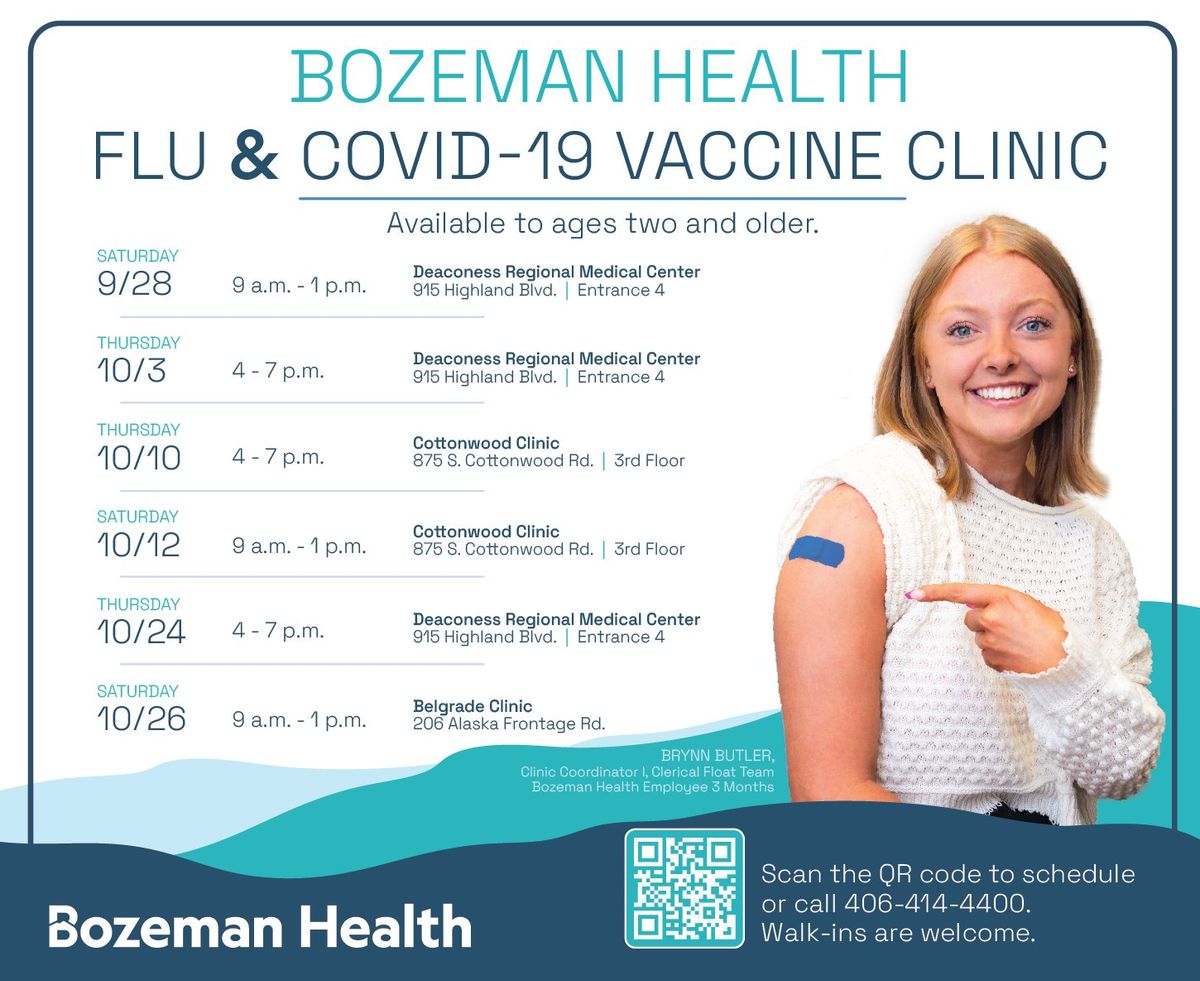 Cottonwood Clinic Flu & Covid Vaccine Clinic 