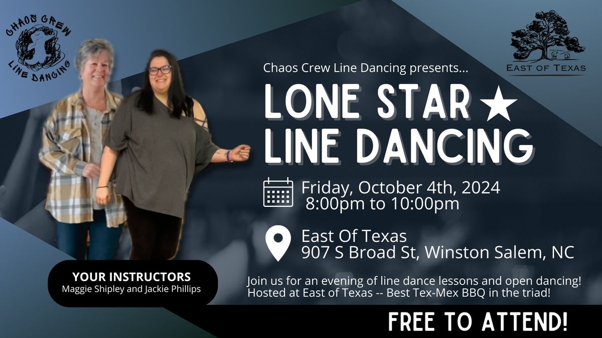 FREE Line Dancing - East of Texas