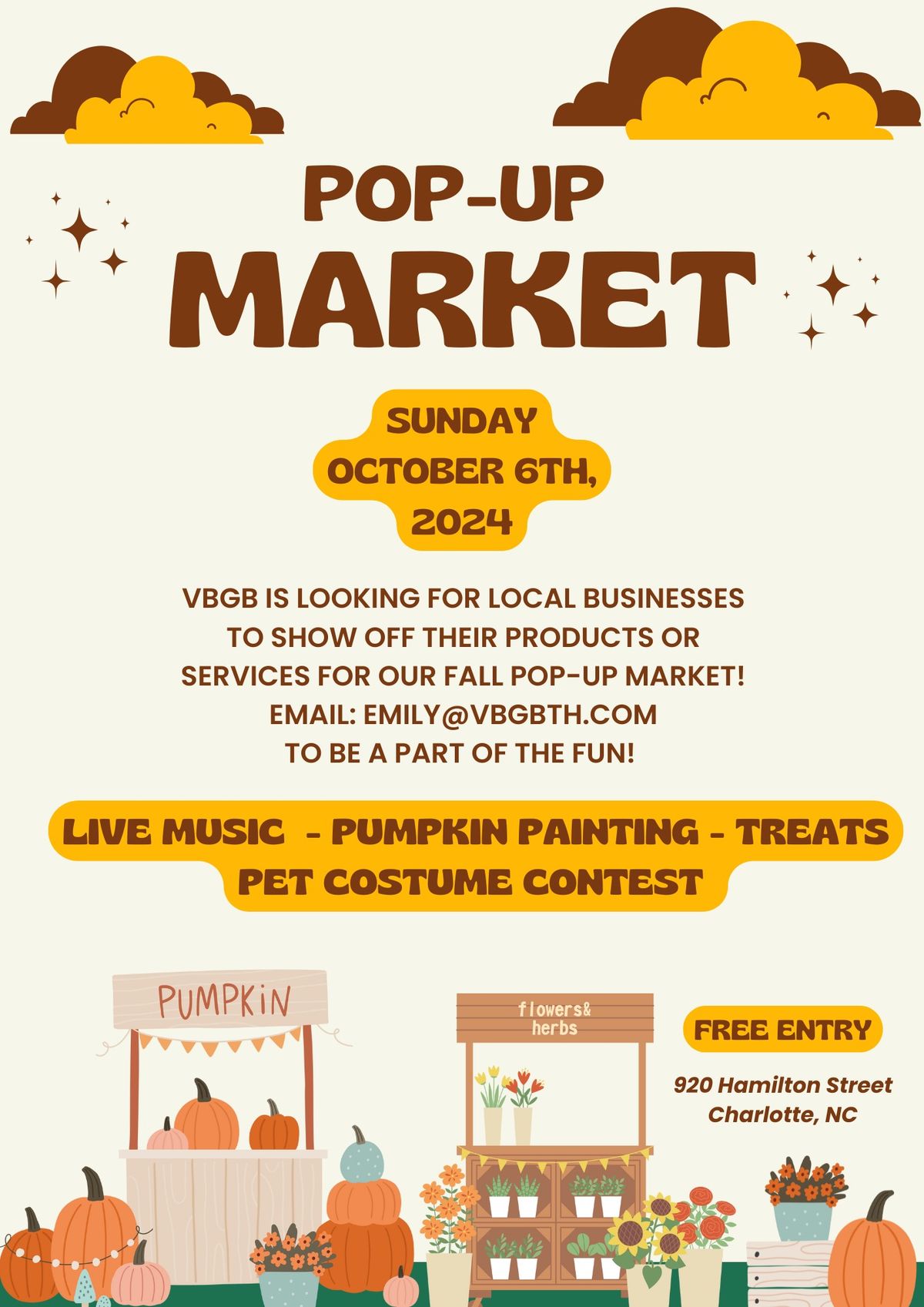 Fall Pop-Up Market