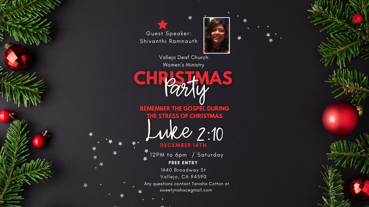 Women's Ministry Christmas Party