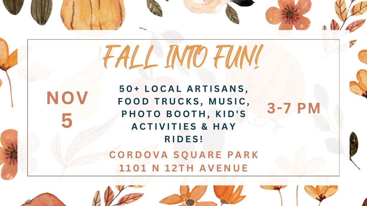 East Hill Makers Market Fall Into Fun!