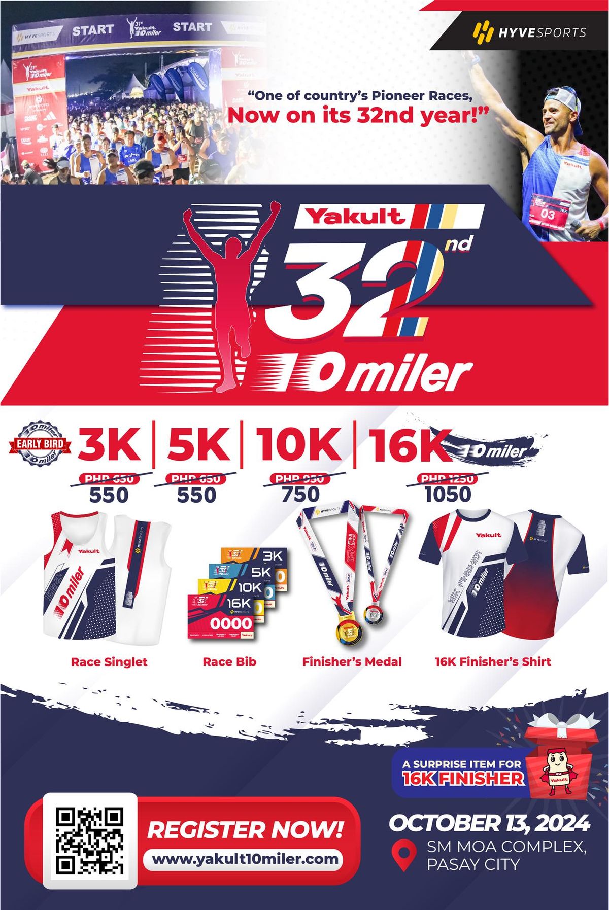 32ND YAKULT 10-MILER - October 13, 2024