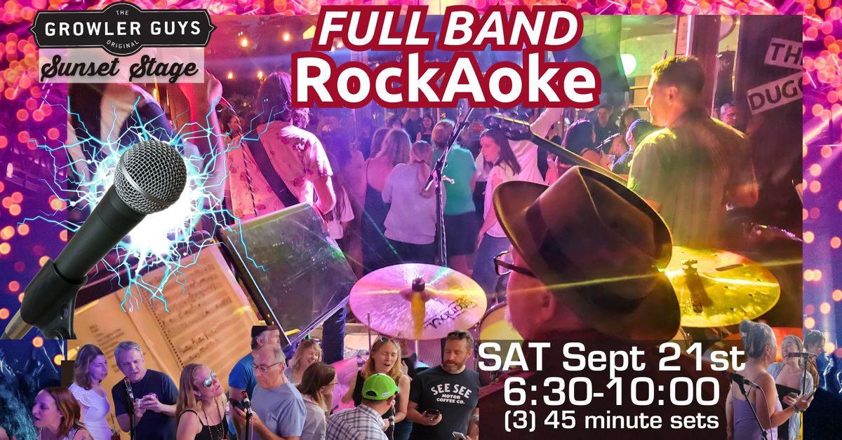 ??\ufe0fFull Band RockAoke!!  ?\u200d?