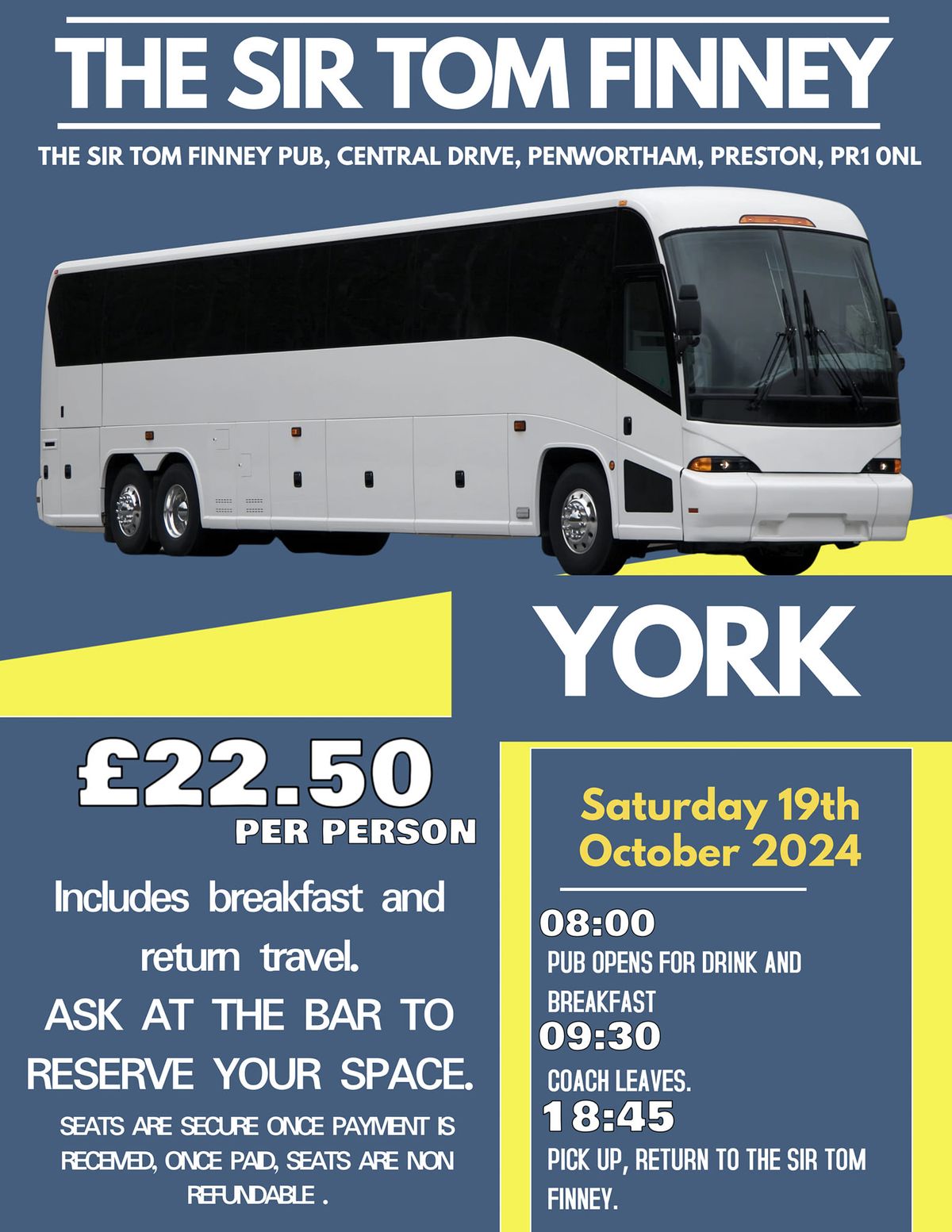 Coach trip to York