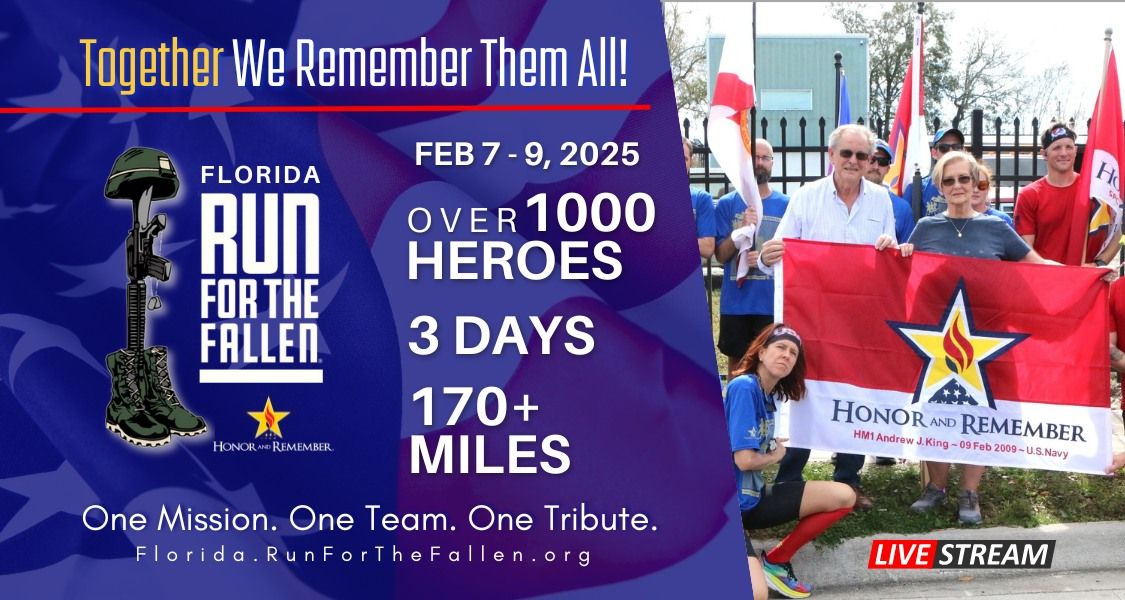 5th Annual Florida \u201cRUN FOR THE FALLEN\u201d 