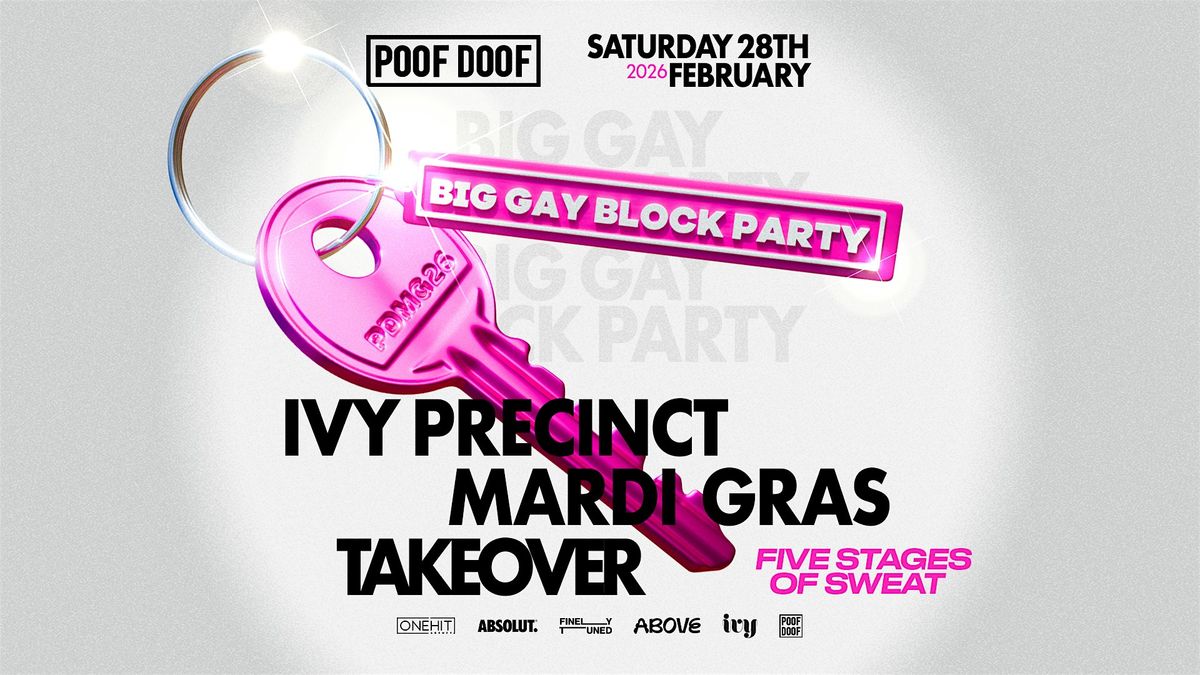 POOF DOOF Big Gay Block Party