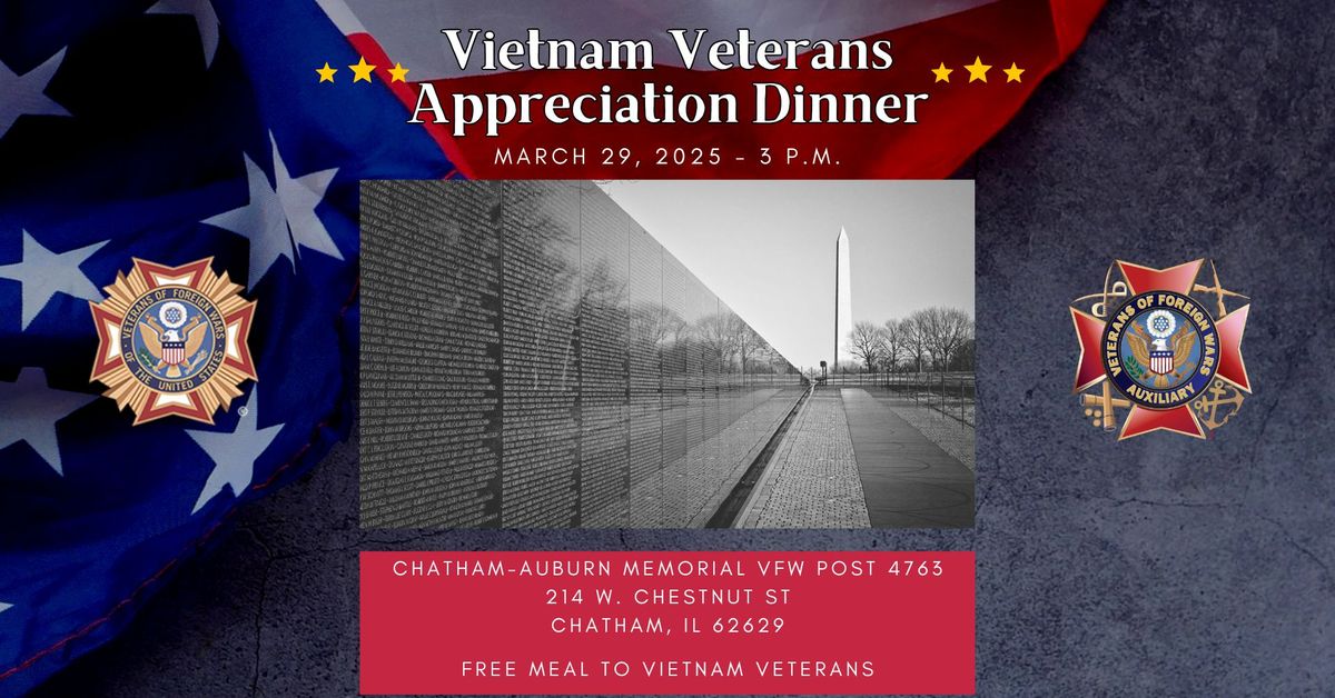 Vietnam Veteran Appreciation Dinner